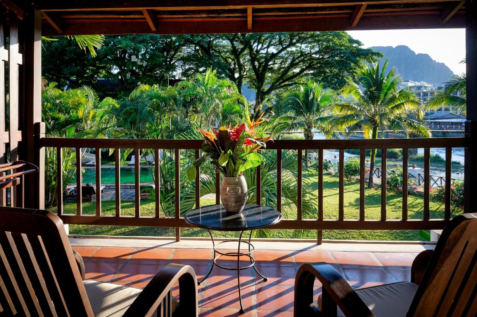Riverside Boutique Resort, Ванг-Виенг Экстерьер фото