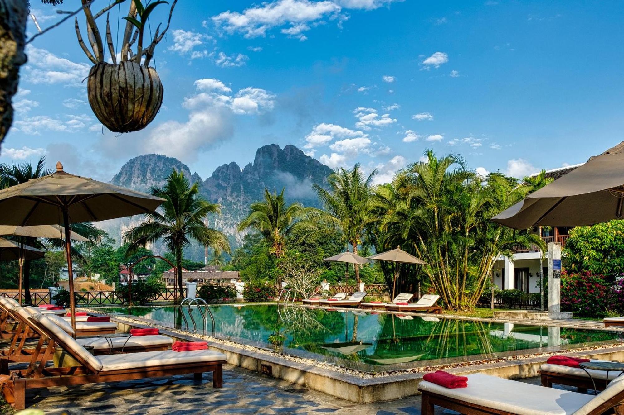 Riverside Boutique Resort, Ванг-Виенг Экстерьер фото