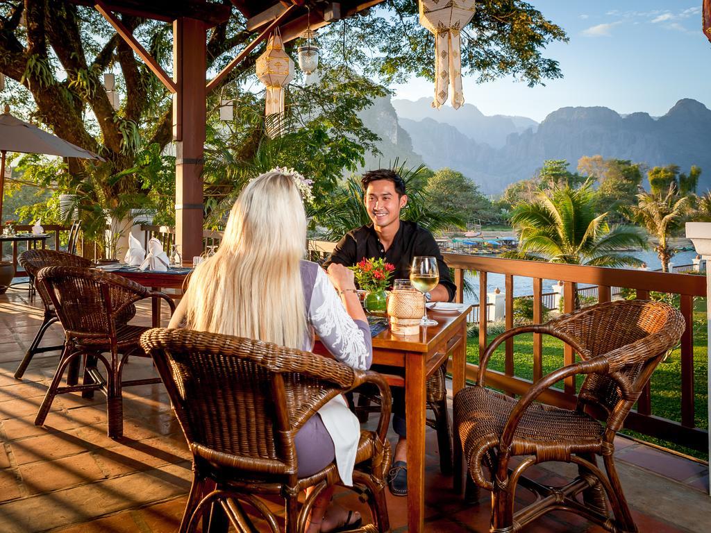 Riverside Boutique Resort, Ванг-Виенг Экстерьер фото