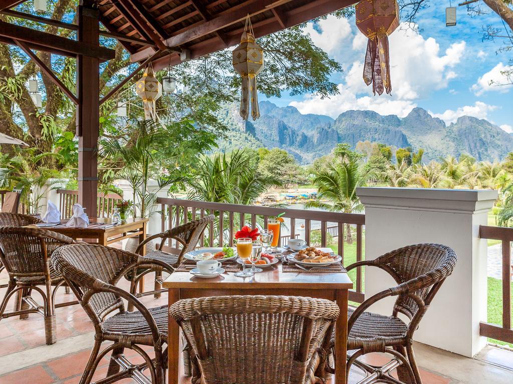 Riverside Boutique Resort, Ванг-Виенг Экстерьер фото