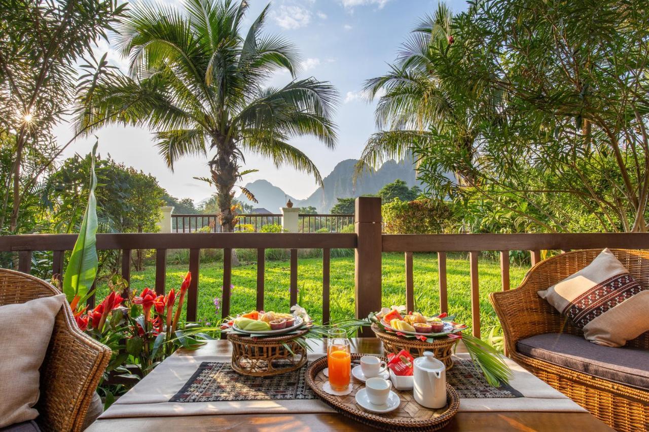 Riverside Boutique Resort, Ванг-Виенг Экстерьер фото