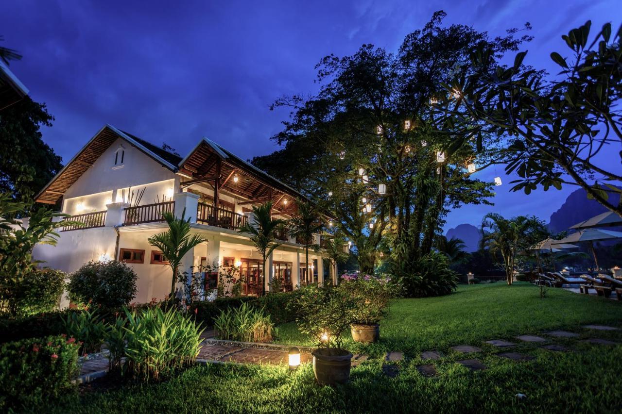 Riverside Boutique Resort, Ванг-Виенг Экстерьер фото