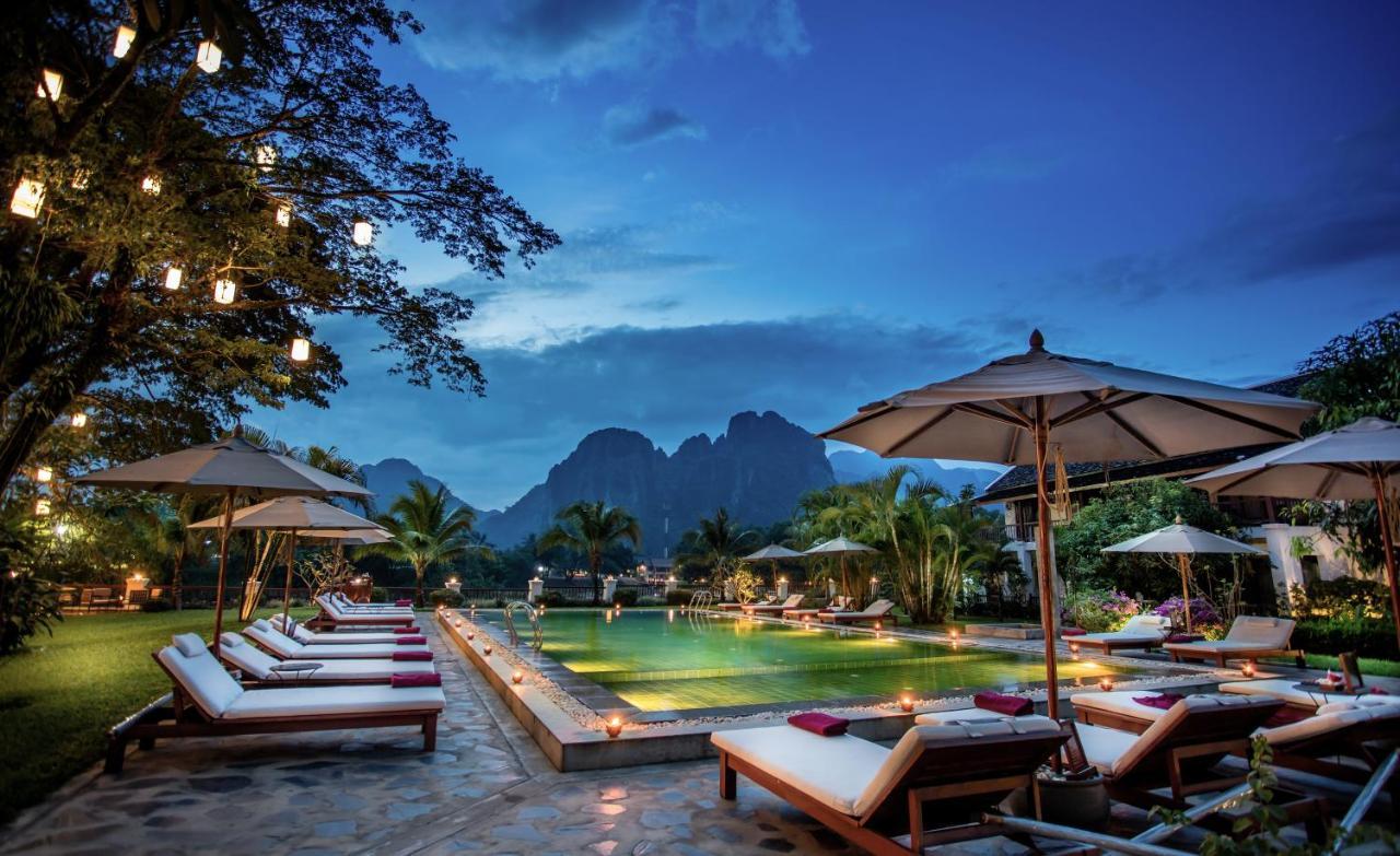 Riverside Boutique Resort, Ванг-Виенг Экстерьер фото